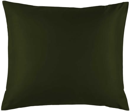 De Witte Lietaer Kussensloop Olivia Khaki - 60 x 70 cm - Groen - Katoen Satijn