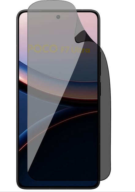 Privacy Screenprotector geschikt voor Xiaomi Poco F7 Ultra - 1x FlexGuard Screen Protector