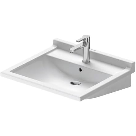 Duravit Starck 3 washbasin Vital 60 cm with 1 tap hole 0309600000