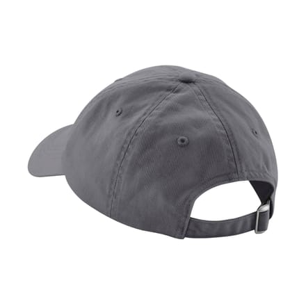 Beechfield 6 Paneel Organic Cotton Cap (Grafietgrijs)