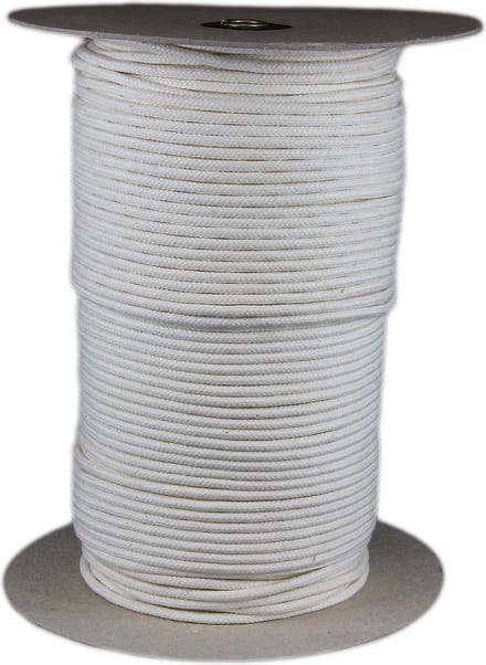 Katoenkoord - Wit - Touw - 4mm x 200mtr - haspel