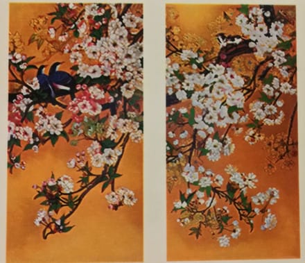 MONA LISA DIAMOND PAINTING BLOESEMS 2 LUIK