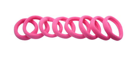 Badstof elastiek roze