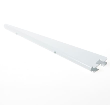 Element Drager dubbel 1-haaks sys 32 staal wit 27cm 10202-00028