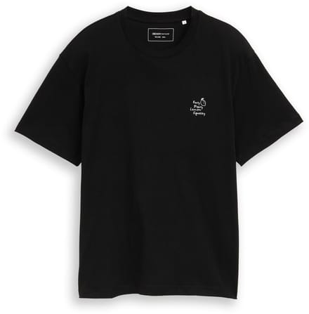 Tom Tailor Denim - Relaxed fit T-shirt van katoen - Maat S - Black