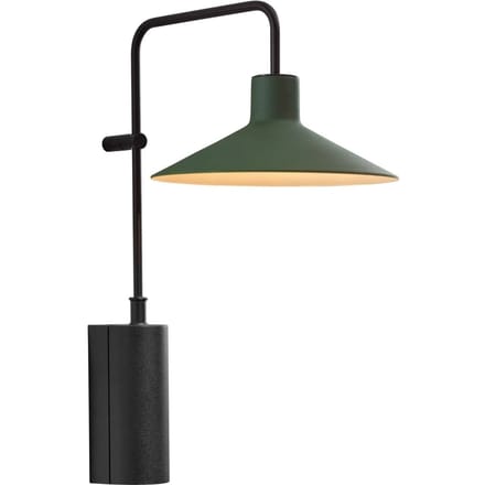 Bover Platet A01 LED buitenwandlamp kap groen