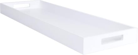 XLBoom Zen Dienblad Extra Lang - Wit - 81.5 × 26 × 6 cm