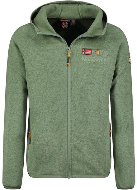 Geographical Norway Heren Fleece Vest Met Capuchon Tiparni - M