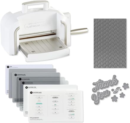 Snijmachine - Creatieve machine - Kaarten maken - Universeel Plaatsysteem - 30 x 30 x 23 cm - Wit
