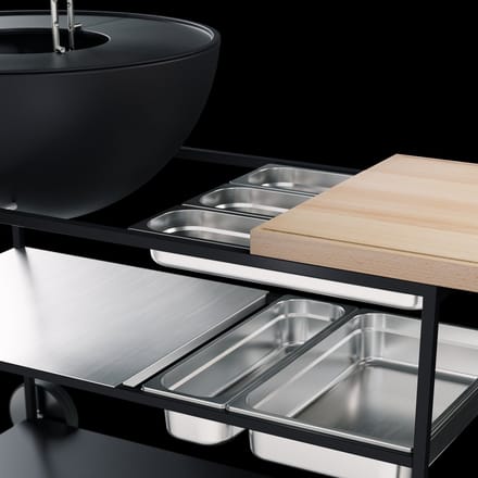 Höfats - Fire Kitchen Schalenset 5-Delig - Roestvast Staal - Zilver
