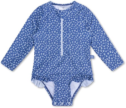 Blue Leopard Rashguard