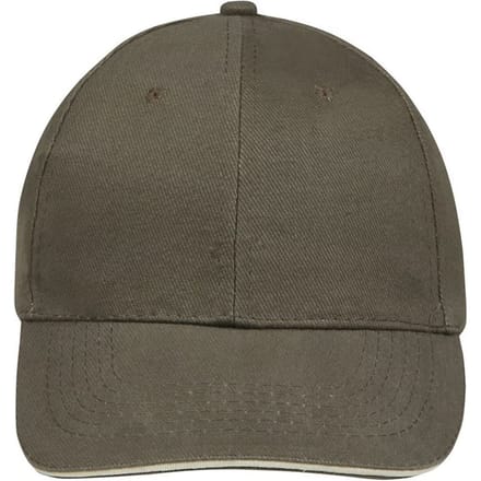 SOLS Buffalo 6 panel baseballpet (Leger)