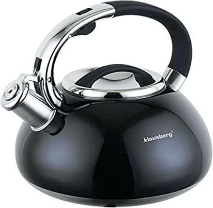 Klausberg KB-7076 fluitketel - 3L - rvs - alle warmtebronnen - Zwart
