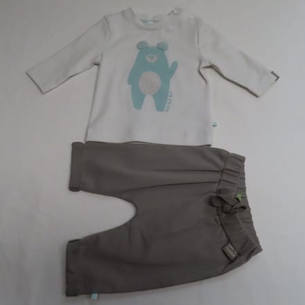 ensemble - Jongens - Creme / beige - 0 maand 50