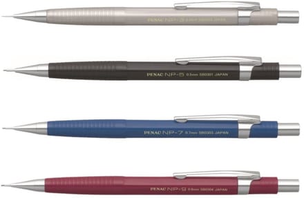 Penac NP Set – Vulpotloden - 0.3 - 0.5 - 0.7 - 0.9 mm – 4 Stuks