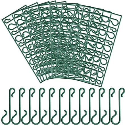 Solidchoice - Kerstboom Haken Set van 100 Groene Ornament Haken