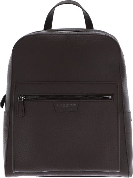 GIANNI CHIARINI Rugzak met laptopvak Florence Backpack Testa Di Moro Donkerbruin