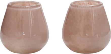 Waxinelichthouder Tasman Elite - XSmall - Ivory - Set van 2 - Ø12,5 x H11,5 cm