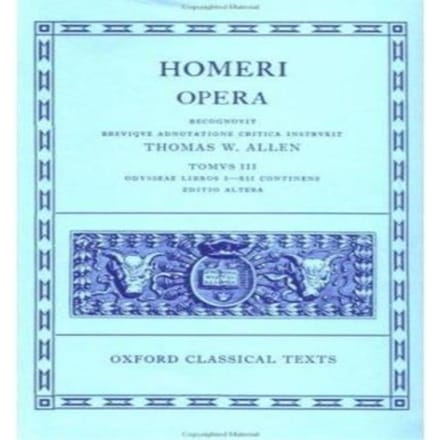 Homerus Vol. III. Odyssee Boek IXII Hardback Boek 9780198145318