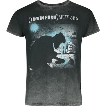 Linkin Park T-shirt - Drip Collage - S tot XXL - voor Mannen - grijs