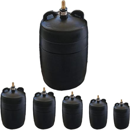 Opblaasbare Slangstopper - Afstopbal Riool - Leidingen Afdoppen - Rubberen Materiaal - DN75mm - Zwart