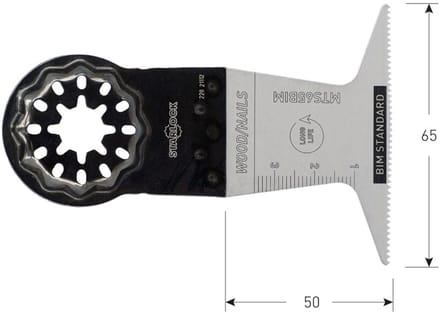 BIM STARLOCK INVALZAAGBLAD TYPE MTS65BI, 65X50 MM
