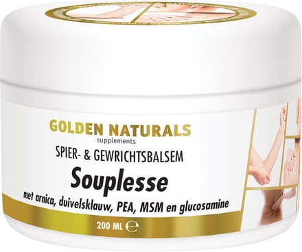 Golden Naturals Souplesse Spier- & Gewrichtsbalsem (200 milliliter)