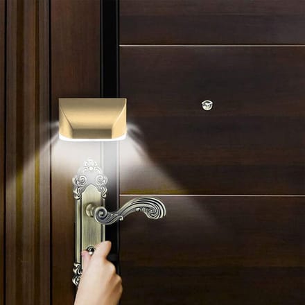 Deurslot verlichting automatische sensor - verlichting - bewegingssensor - sleutelgat - LED - goud