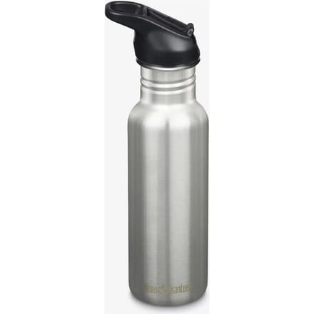 Klean Kanteen Classic Narrow met Flip Sportdop (Maat - 532 ml, Kleur - Brushed stainless)