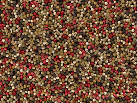 Fotobehang - Mozaïek van gekleurde peper.