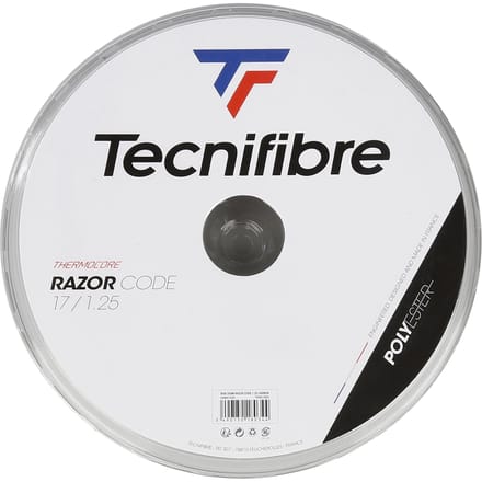 Tecnifibre Razor Code Tennissnaar 200m - Zwart