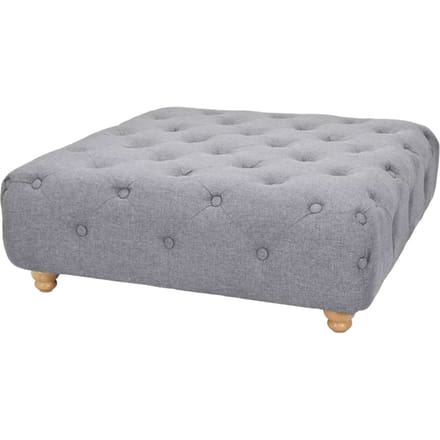 Eunoia Poef 80 cm Elba Licht Grijs
