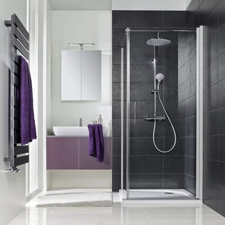 HSK Favorit Nova revolving door for side wall 158080-01-50-R