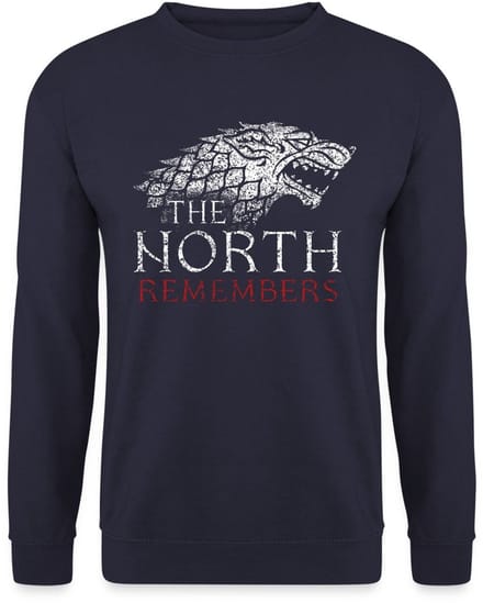 Game Of Thrones The North Remembers Schrikwolf Sweater Heren