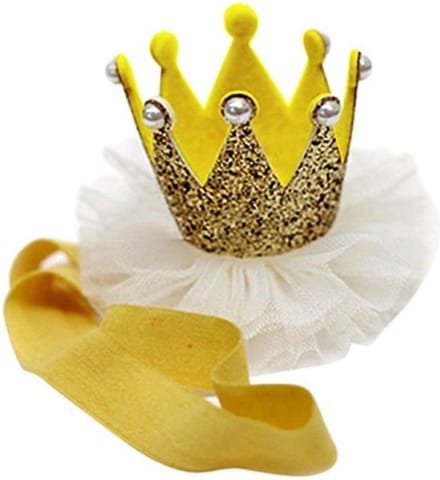 Haarband Baby - Kroontje - Goud - Heble