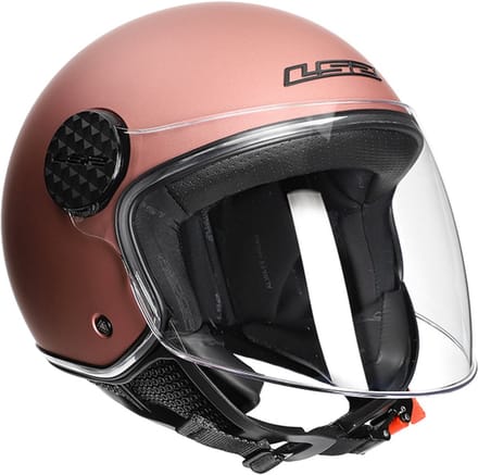 LS2 Sphere Lux - Jethelm - Scooterhelm Vespa - Rosé Gold - Maat XL - ECE Gekeurd