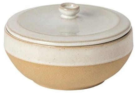 Costa Nova Marrakesh aardewerk Servies Voorraadpot 15 cm Wit Zand