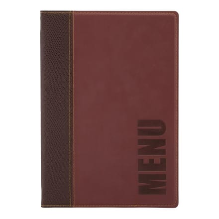 Securit® Menukaart | Menukaart map A5 Trendy - wijnrood