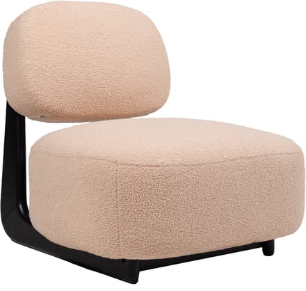 KidsDepot Fauteuil - Baran - Crème/Zwart