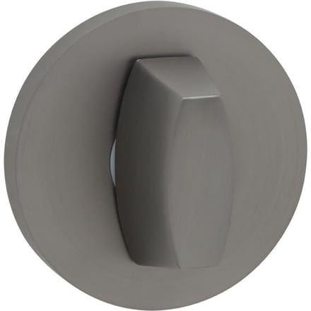 Kuchinox WC Rozet Grafit Rond met Slot - Aluminium & Znal