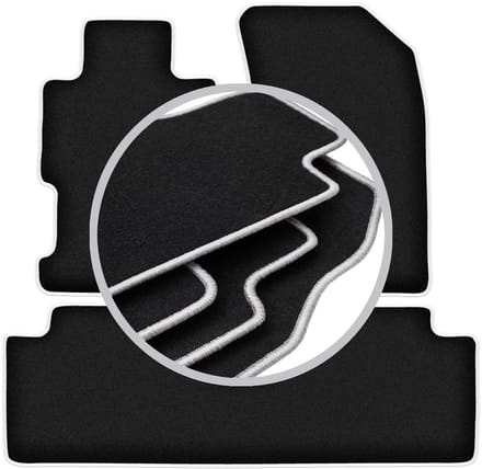 CARLUX-SILVER automatten voor: Honda Civic VII sedan (2001-2005)