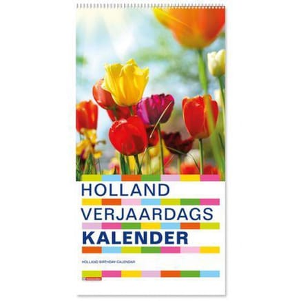 Verjaardagskalender Mooi Holland - 15,5 x 30 cm - natuur
