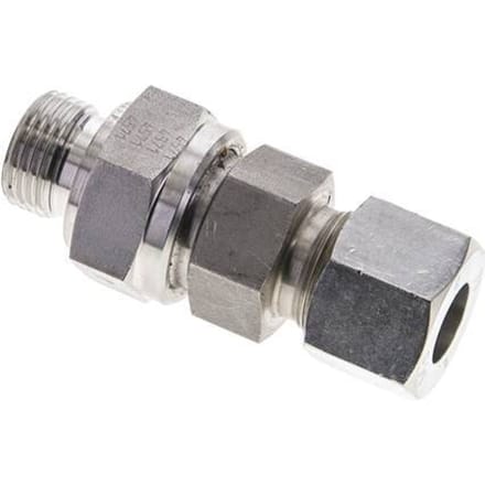 14S (M22x1.5) & G1/2'' Regeling-In RVS Terugslagklep Snijring Buitendraad 1-400 bar ISO 8434-1