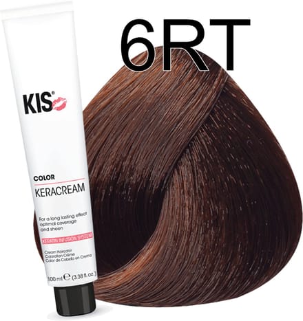 Haarverf - 6RT Donker rood tabak | KIS