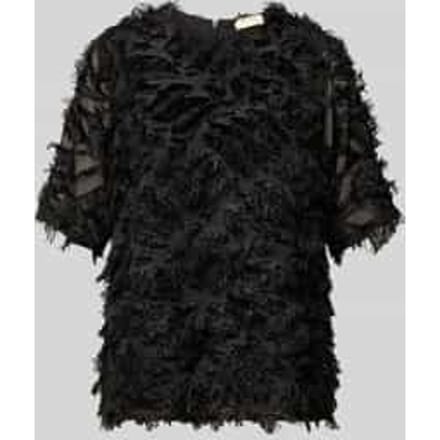 Blouseshirt met siergarnering model 'VILLA'
