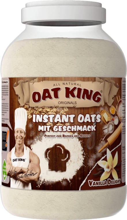 LSP Oat King Instant Flavoured Oats (4000g) Vanilla - Functionele voeding - Supervoeding