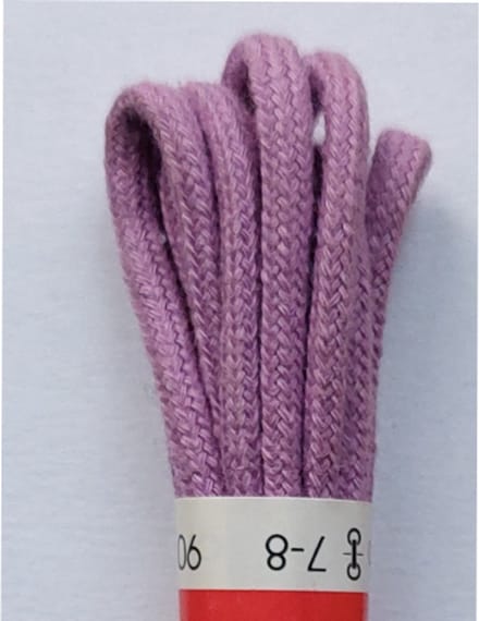 Ronilux Veter - Lila - Rond - Koord Veters - Lengte 90 cm - Dikte 3,5 mm - Schoenveter