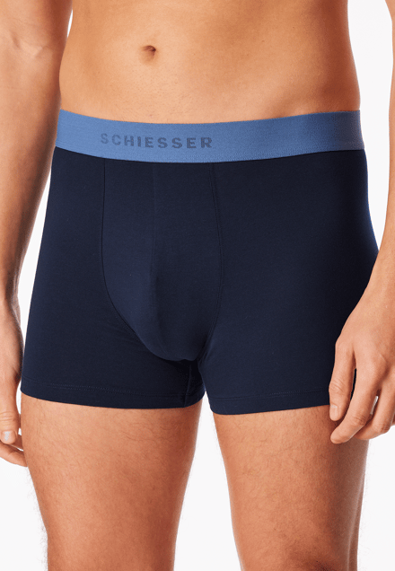 Shorts, set van 3, geweven elastische tailleband, nachtblauw - 95/5 9