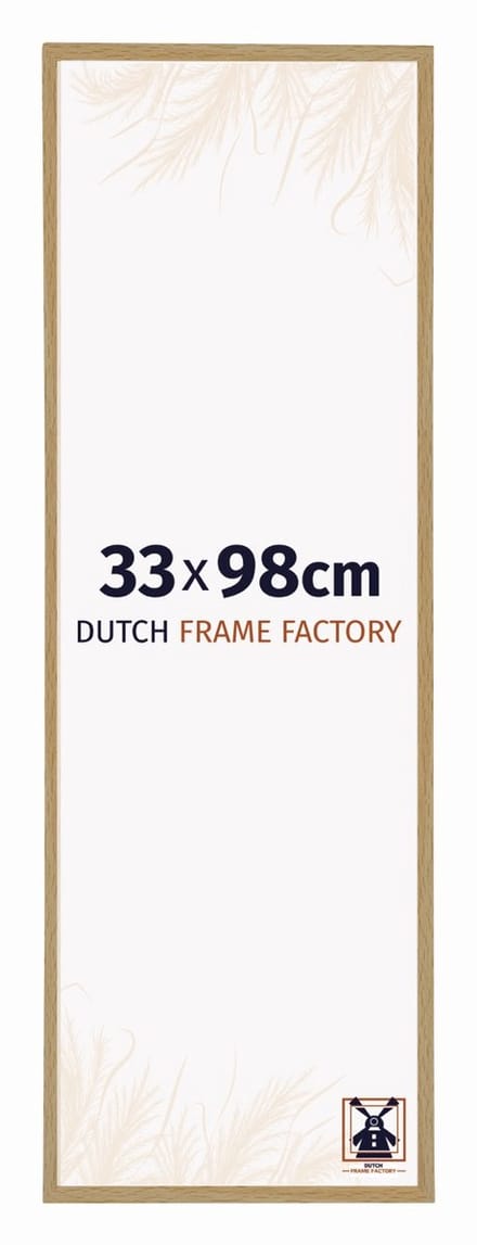 Fotolijst 33x98 cm - Kunststof - Beuken Licht - Easy