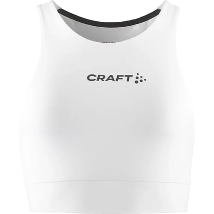 Craft Rush 2.0 Crop Top Dames - Wit | Maat: M